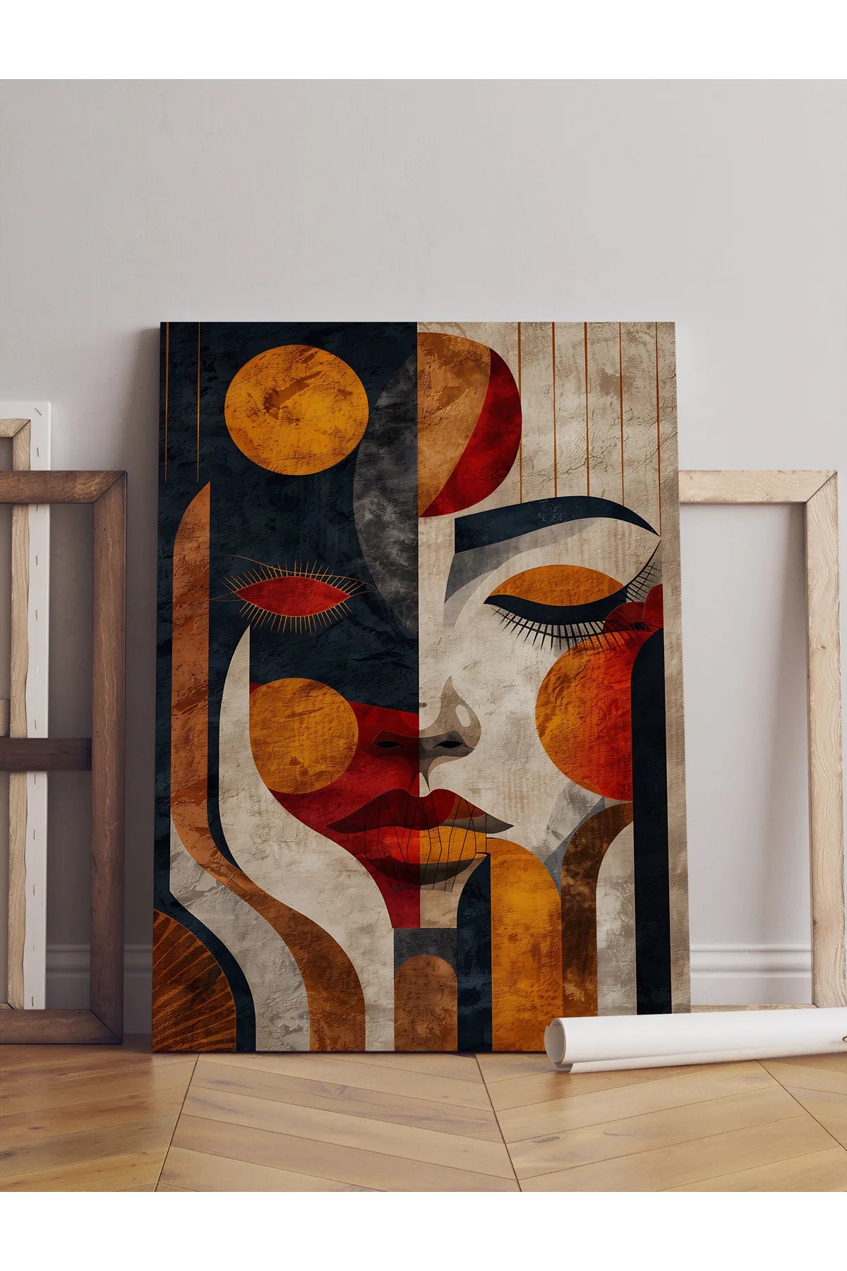 DESİGN Blomsterdekorert Lerretsbilde – Moderne Veggkunst til Hjem, Kontor og Butikk-60*120 cm