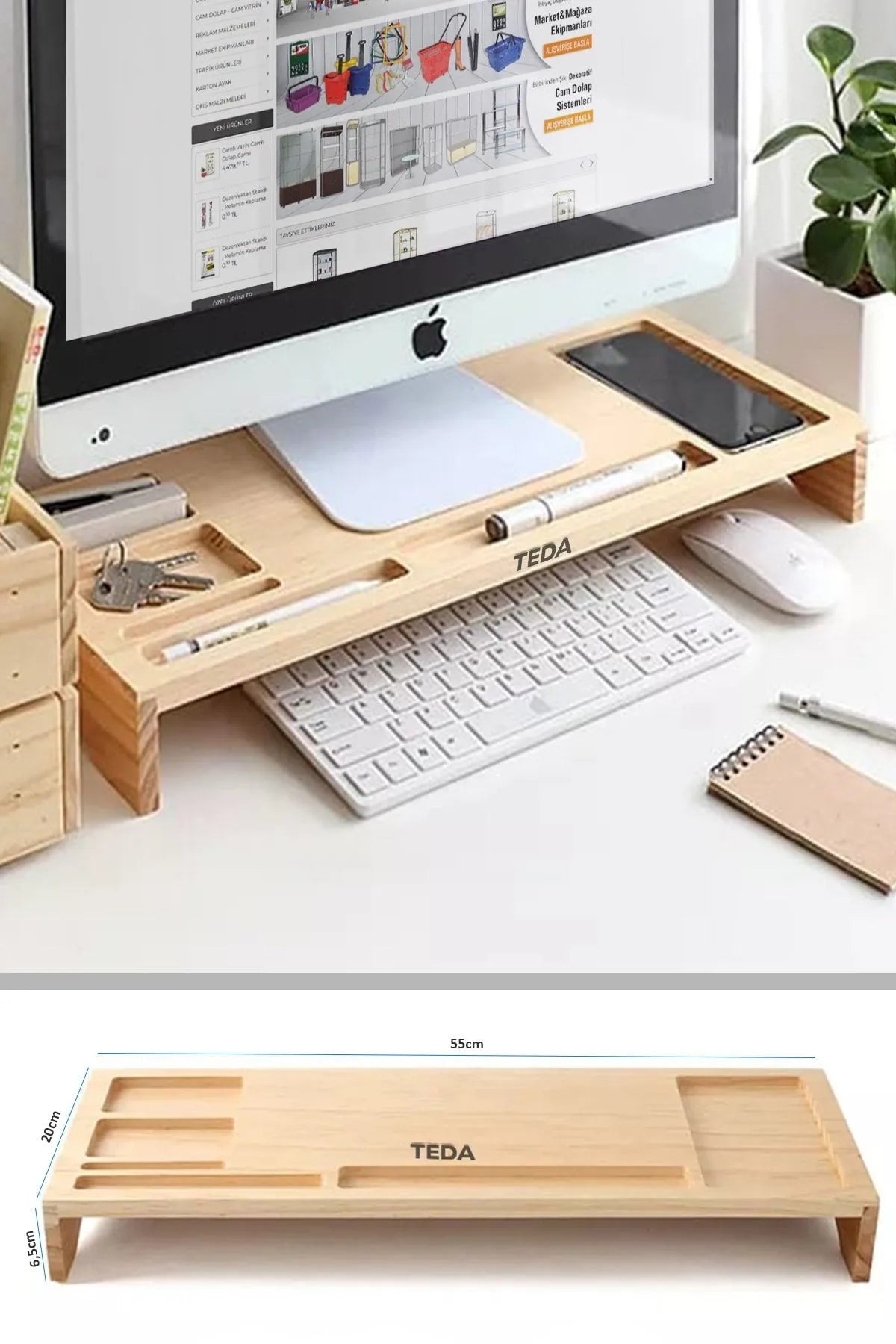 TEDA Skjermstativ i Tre