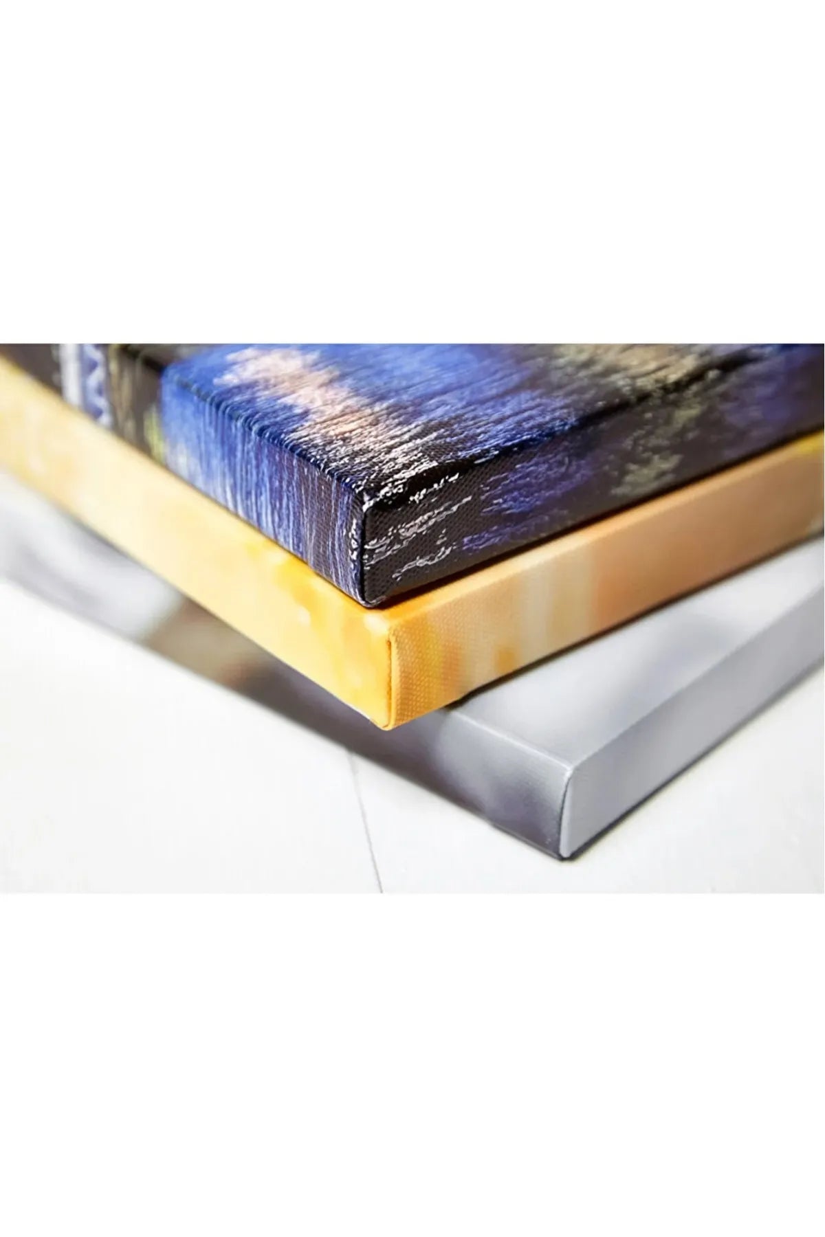 Feng Shui Yin Yang og Fisk Lerretsmaleri (Fngs20) – Moderne Veggdekor med Balanse og Lykke