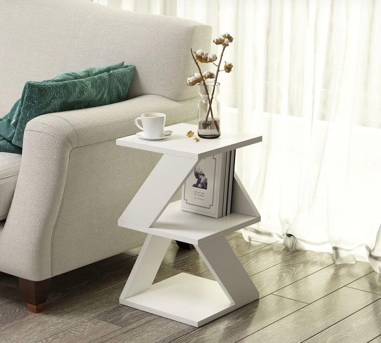 İnarch Design 2-3 etasjes minimalistisk sidebord – stilrent og funksjonelt