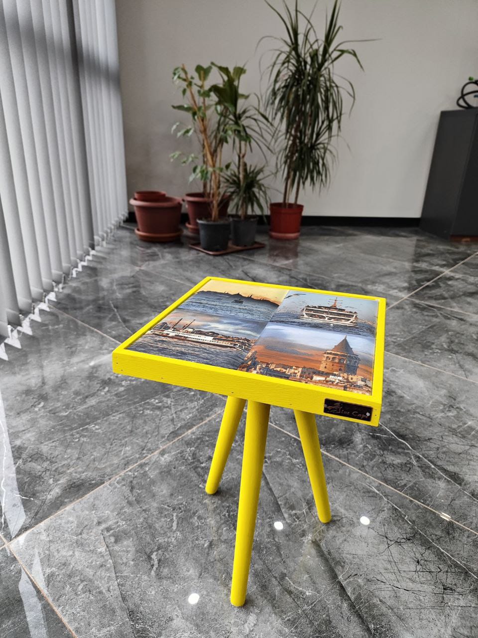 Esperanza 32x32cm solid keramisk salongbord