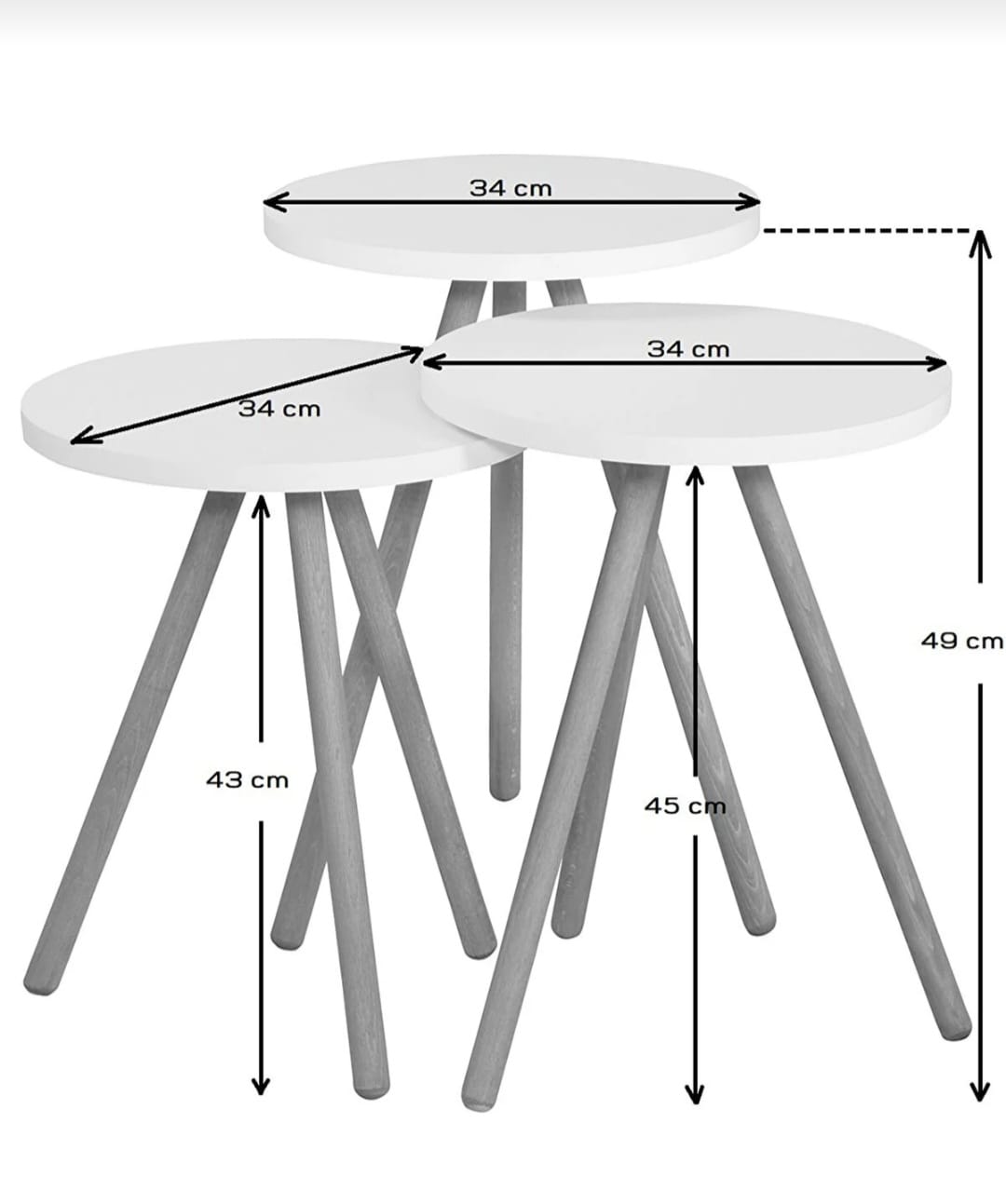 Wooden Barrel salongbord farge