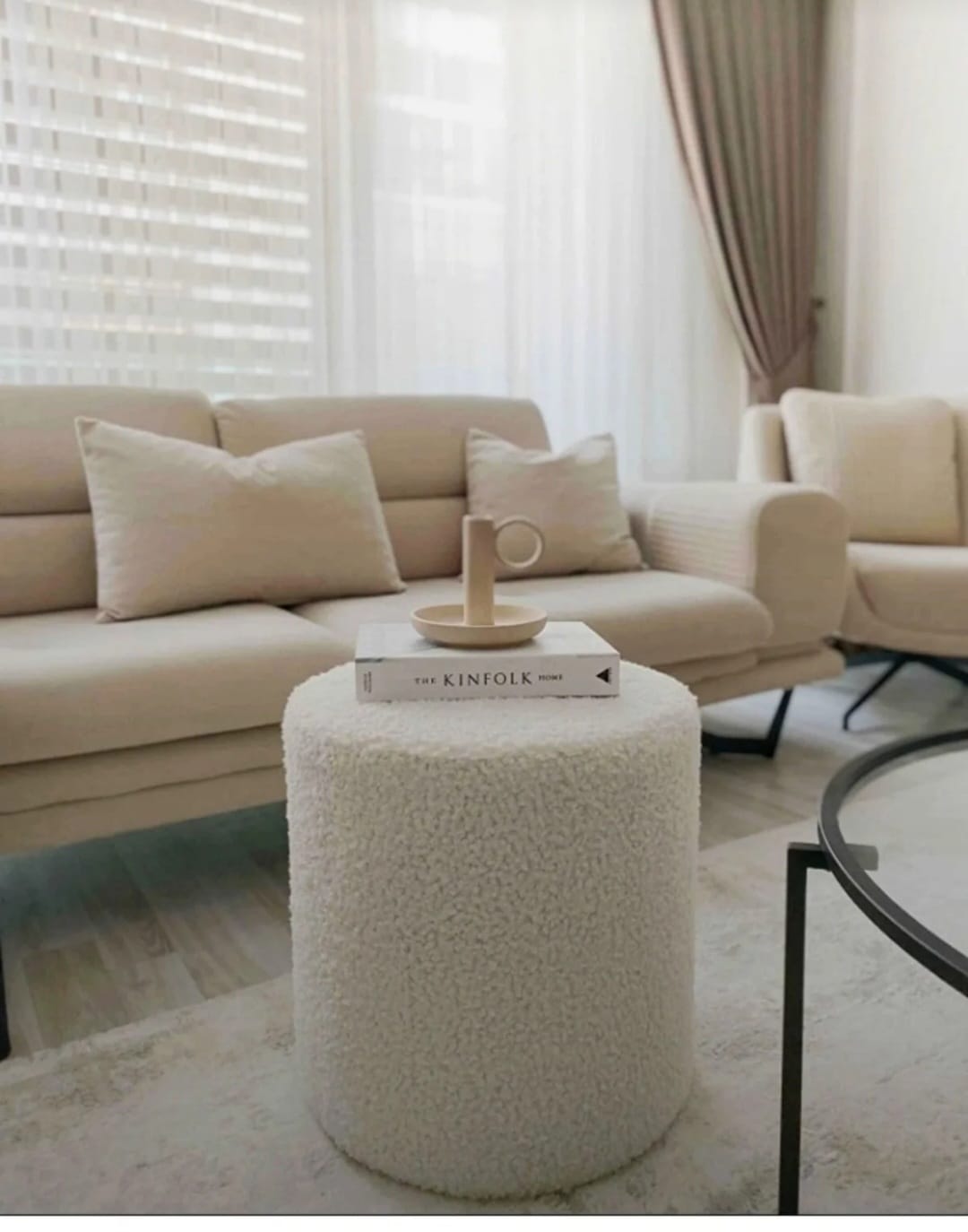 WEBPANYA Puff med Oppbevaring XL