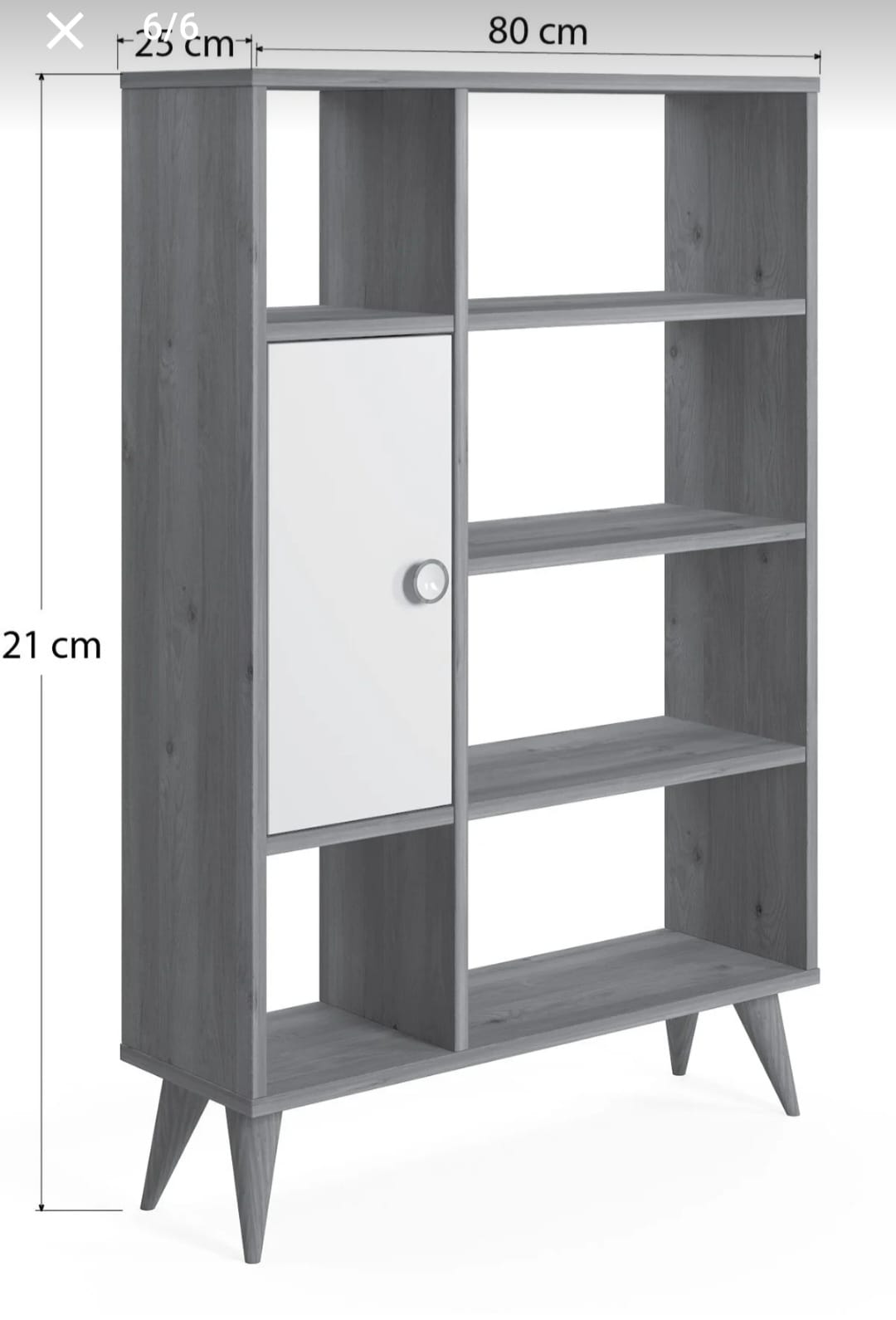 Soho Stor bokhylle 121x80 cm