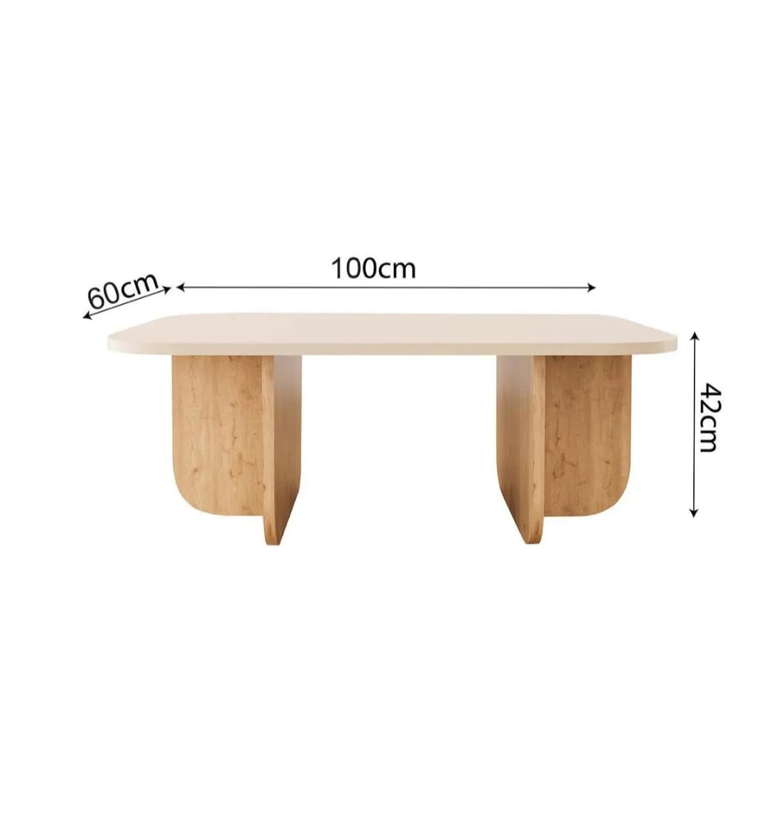 Bimossa Beca O4710 Rektangulær Bordbord 100 cm – Elegant og Minimalistisk