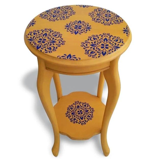 Gult Salongbord | Solid Design i Ravfarge