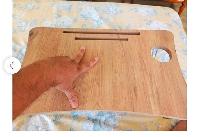 Møbler Sammenleggbar Laptop Sofabord Study Frokostbord Atlantic Pine