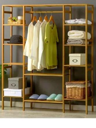 Tregarderobe 150 X 140 X 35 Cm Åpen