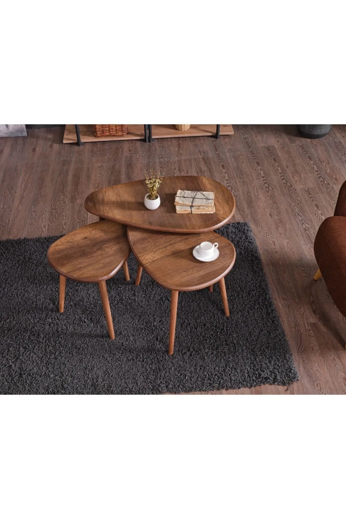 Kagu Alvin Zigon Bordbord – Naturlig Elegance i 3 Størrelser