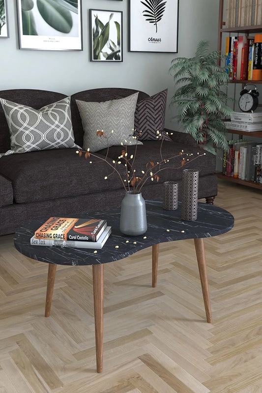 Remaks London Coffee Table Centre Table - Svart marmor