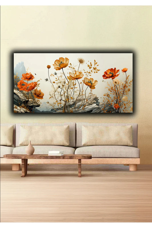 TRADE AYS Orange Blossom – Dekorativt Lerretstrykk med Appelsinblomster