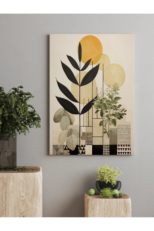 DESİGN Moderne Lerret Kunst | 1 Delt | Gul | Uten Ramme