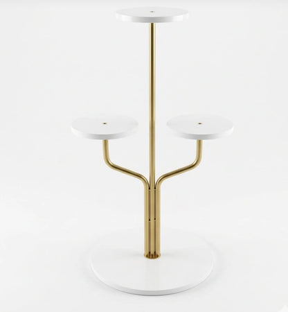 Fec/Dekorativt Sidebord og Blomsterbord – Elegant Plantestativ for Stue