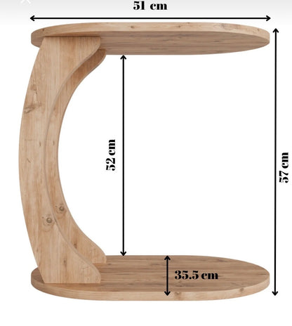 Myris-Eda Moderne C-bord – stilrent og praktisk laptopbord