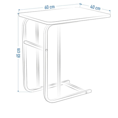 Vilinze-Multifunksjonelt C-formet metallbord – laptopbord”