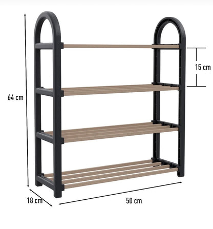 Stickwood-Stilig Kjøkkenmodul i Sort MDF – Rustikk Oppbevaring