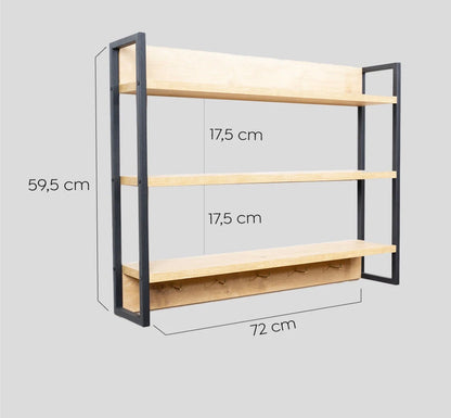 Mudesa/Moderne Kjøkkenhylle
