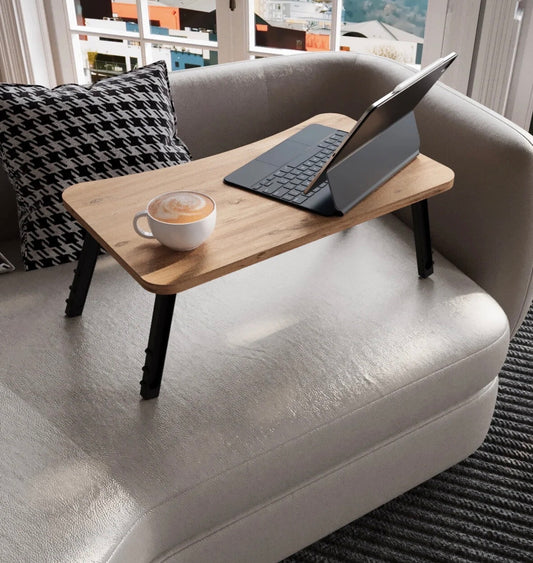 “Multifunksjonelt bord for laptop og kaffe