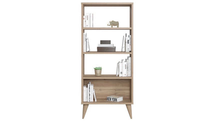 RUUM STORE BY DOĞTAŞ Soho Smal Bokhylle med Skap – Eik (RT4-122)