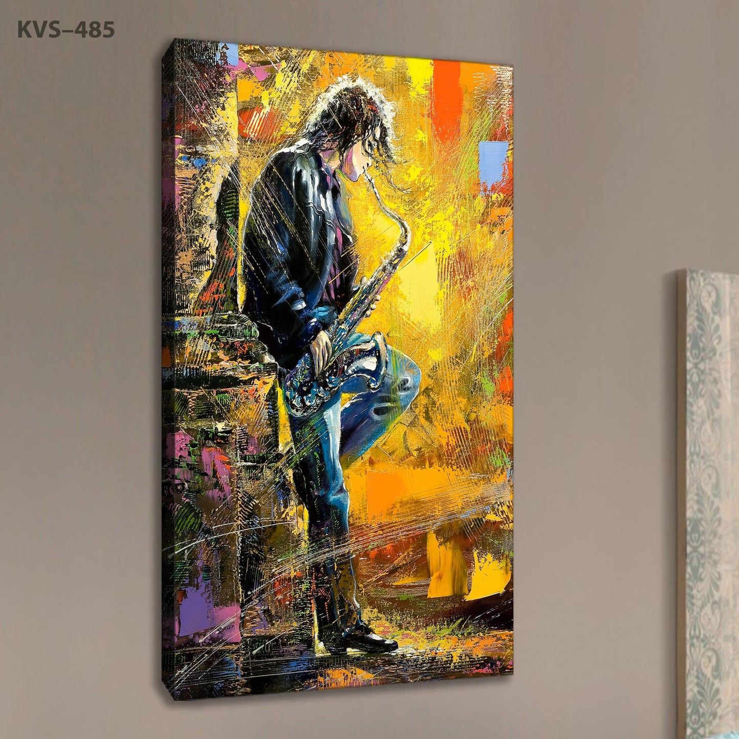 Artistic Musical - One Piece Canvas Print | Moderne Lerretsbilde 60x120 cm