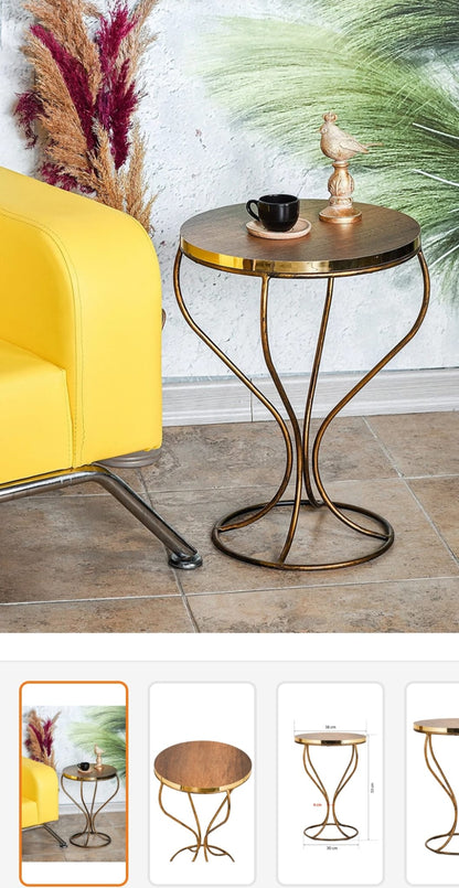 Jaune Design Sidebord | Moderne Design med Metallskjelett