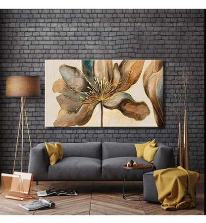 Himmelsblomst Lerretbilde 40x50 cm – Elegant Veggdekorasjon med Ramme