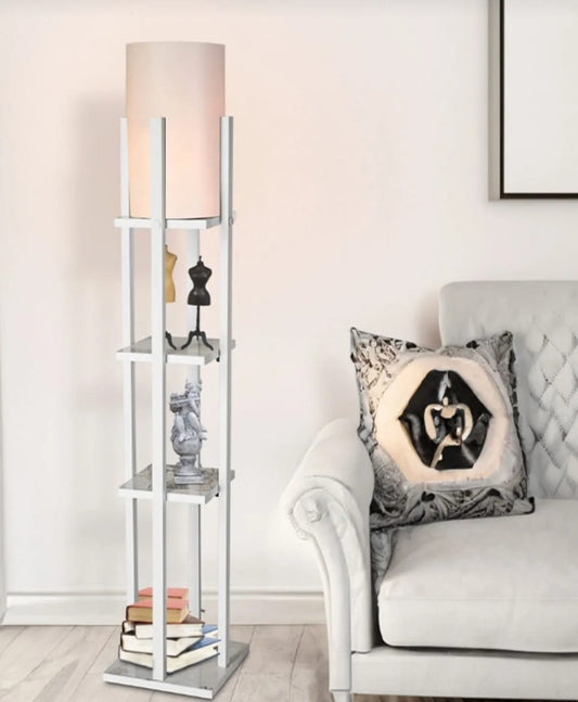Raflı Gulvlampe – “Türk Evi” Stil | Dekorativ og Praktisk (135 x 23,5 cm)