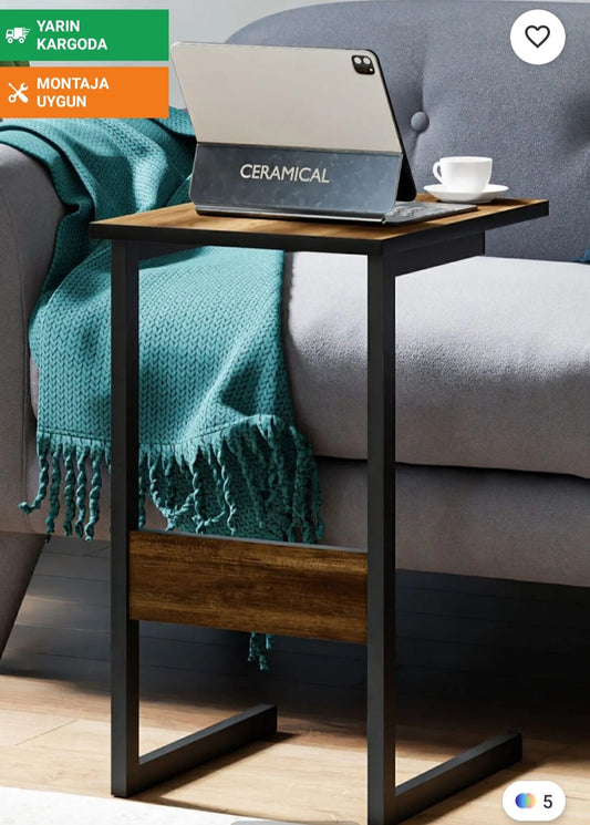 Ceramical SP3 Laptopbord – C Bord i Valnøtt | Moderne og Praktisk